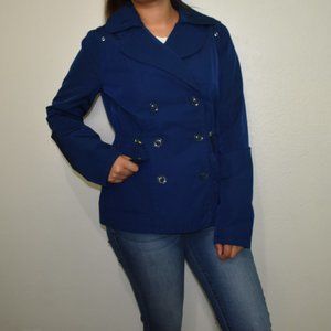 Blue Short Dress up Coat